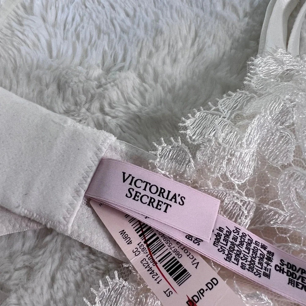 Victorias‎ Secret Dream Angels White Lace Up Corset Bra Top S-DD 11244423 NWT